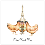 Three French hens